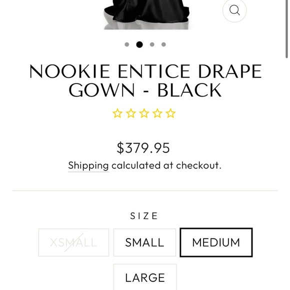 Nookie Black Satin Maxi Dress - Picture 5 of 5